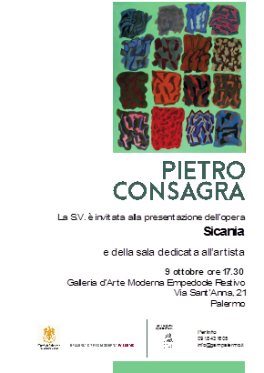 Consagra, invito sicania Palermo